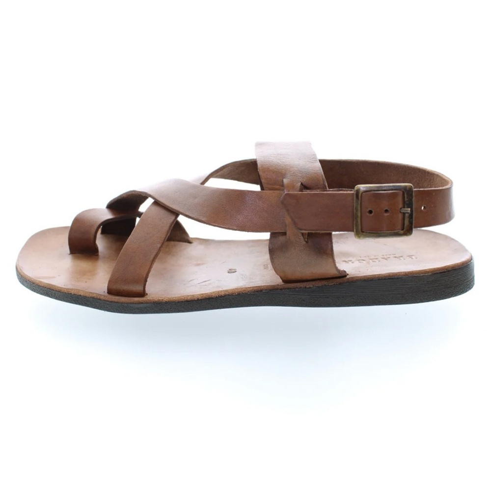 BRADOR men’s Brown Leather Sandals size 40 EU/ 7 US - Picture 4 of 5
